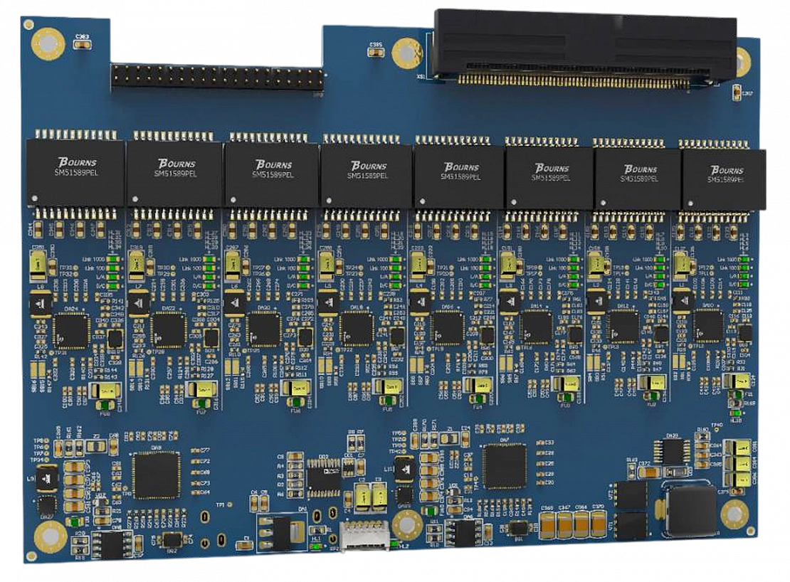 Плата расширения на 8 Gigabit Ethernet (сетевой адаптер)