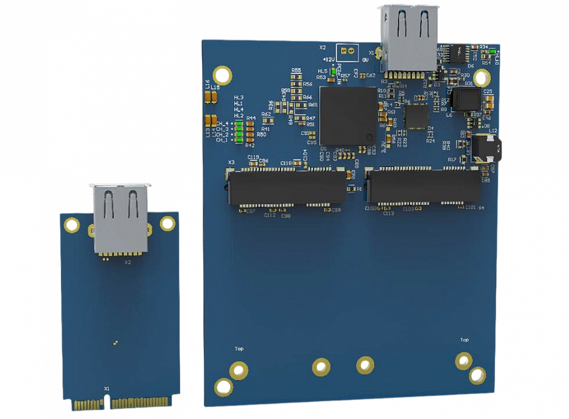 Комплект модулей расширения на 4 mini PCIe